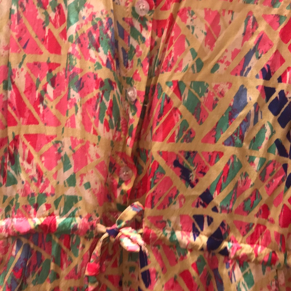 Abstract Junior Print Jumper with pockets